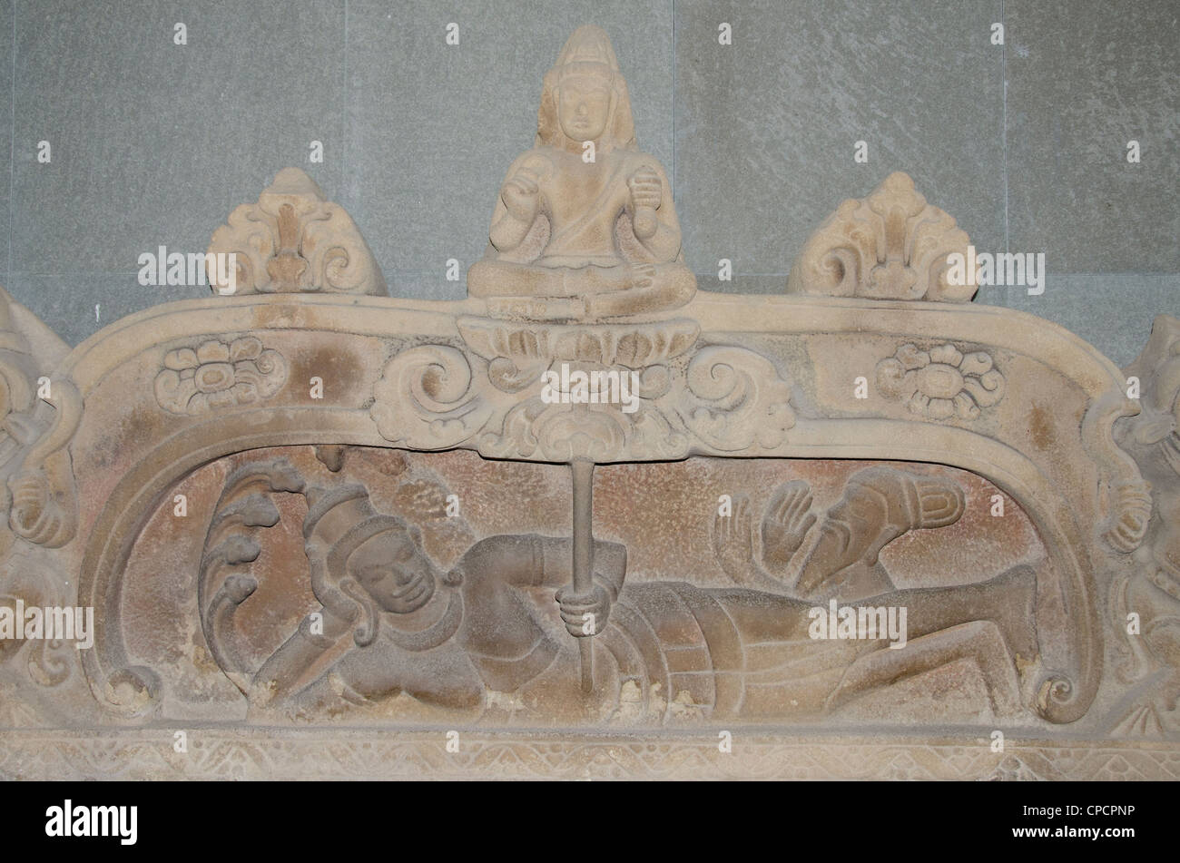 Il Vietnam, Da Nang. Cham Museum, la migliore collezione di Cham arte culturale nel mondo. Foto Stock
