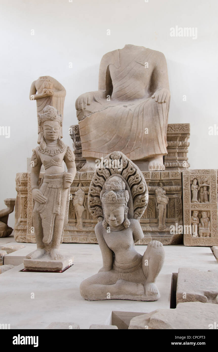 Il Vietnam, Da Nang. Cham Museum, la migliore collezione di Cham arte culturale nel mondo. Foto Stock