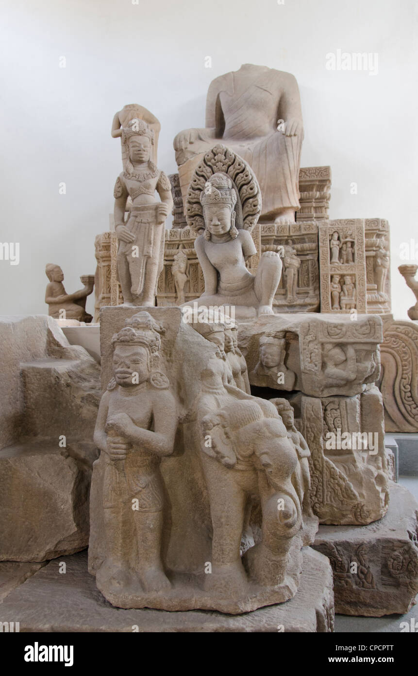 Il Vietnam, Da Nang. Cham Museum, la migliore collezione di Cham arte culturale nel mondo. Foto Stock