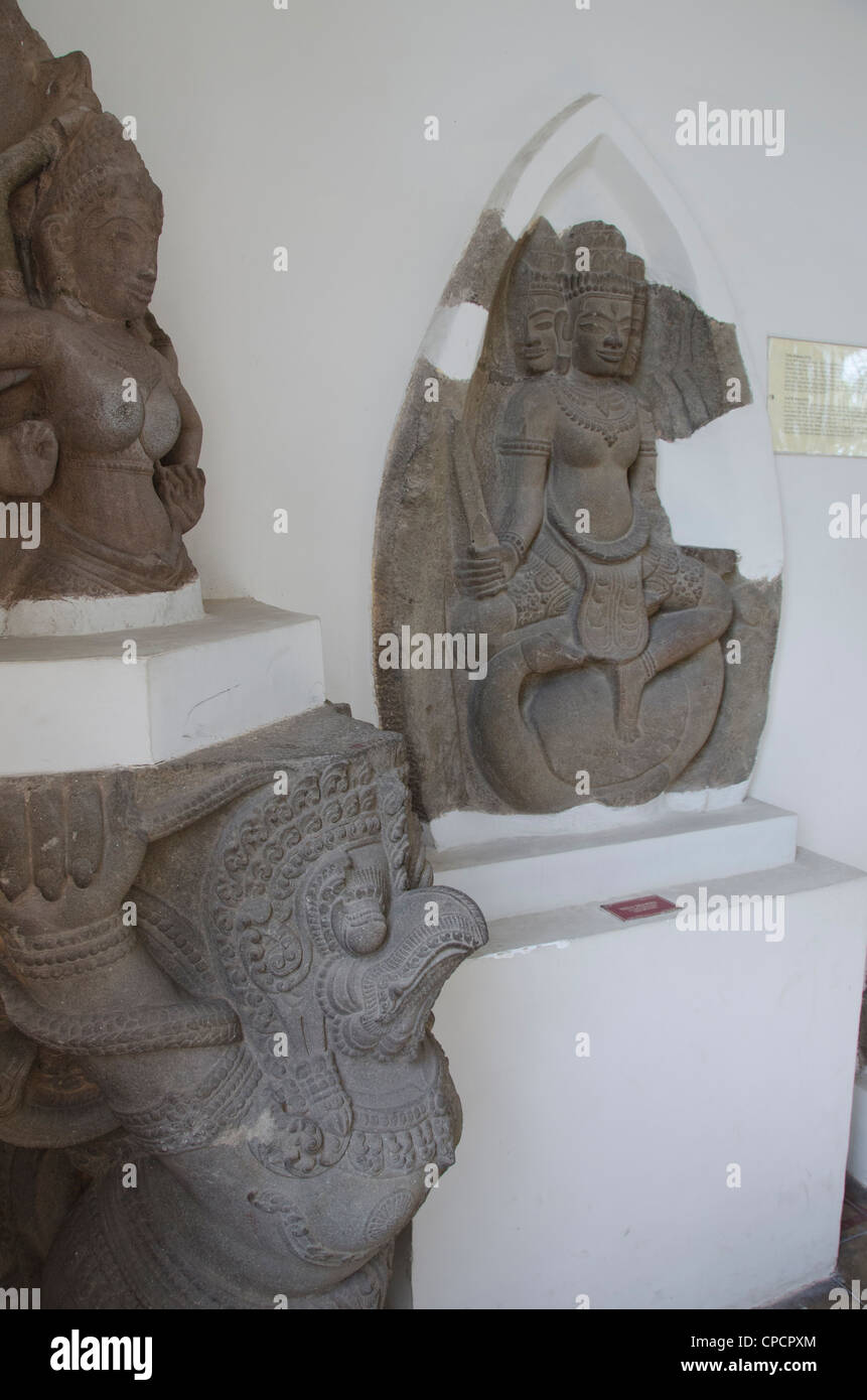 Il Vietnam, Da Nang. Cham Museum, la migliore collezione di Cham arte culturale nel mondo. Foto Stock