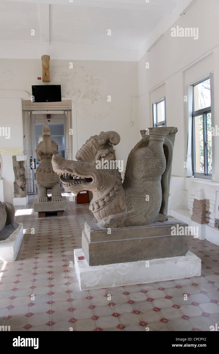 Il Vietnam, Da Nang. Cham Museum, la migliore collezione di Cham arte culturale nel mondo. Foto Stock