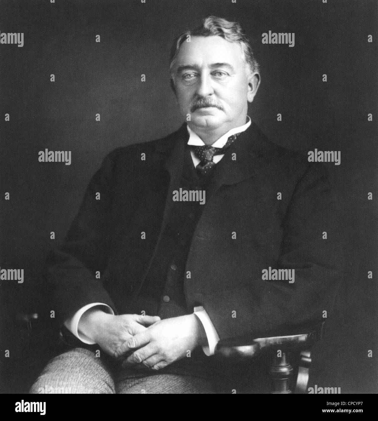 CECIL RHODES (1853-1902) South African imprenditore nel 1890 Foto Stock