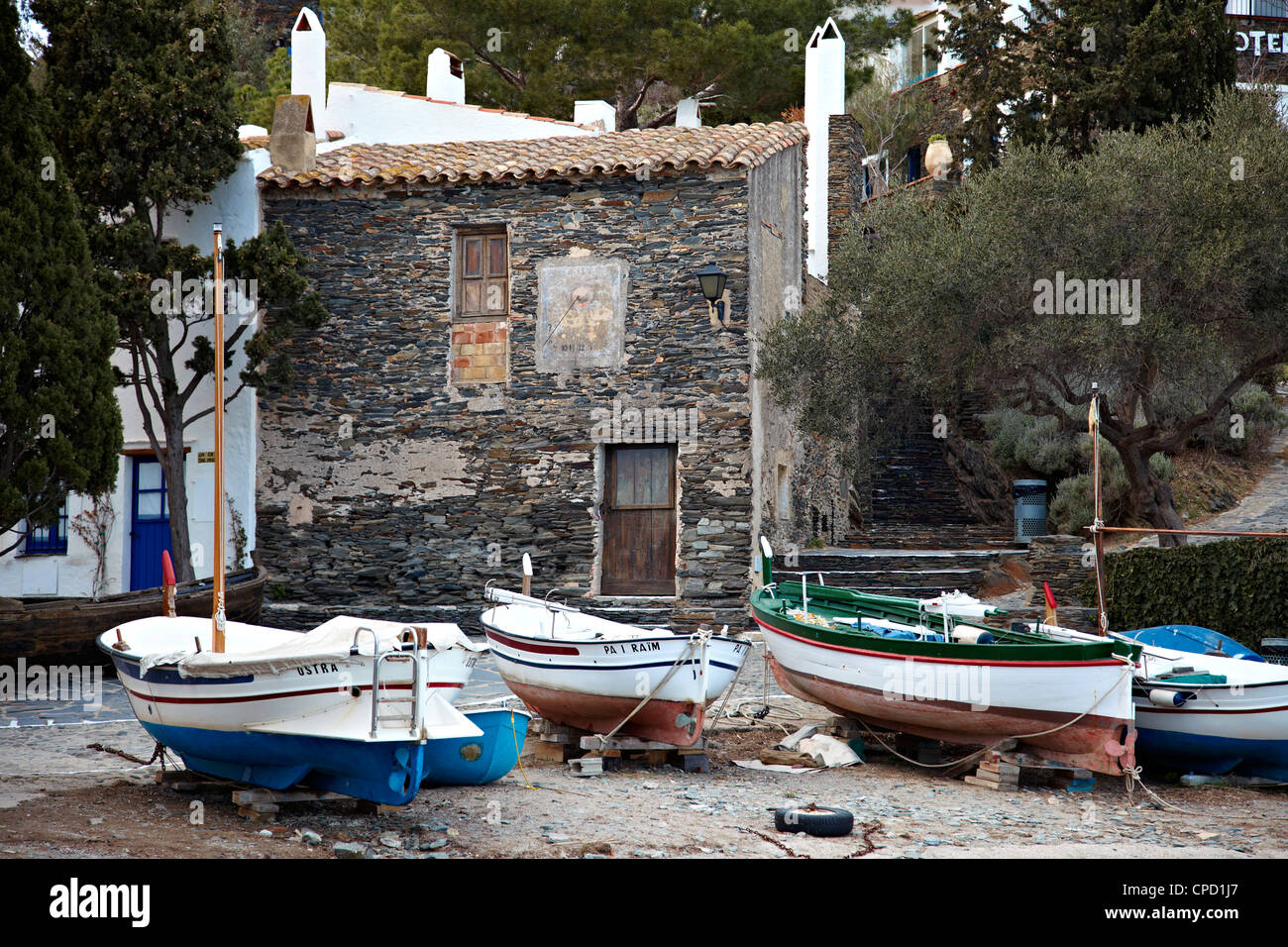 Port Lligat, Catalonia, Costa Brava, Spagna, Europa Foto Stock