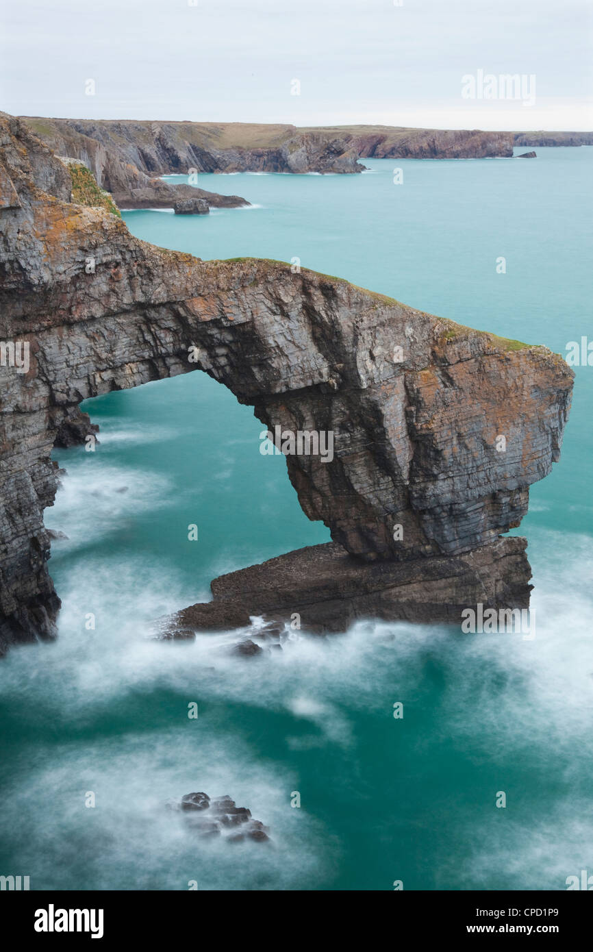 Ponte Verde del Galles, Pembrokeshire, Wales, Regno Unito, Europa Foto Stock