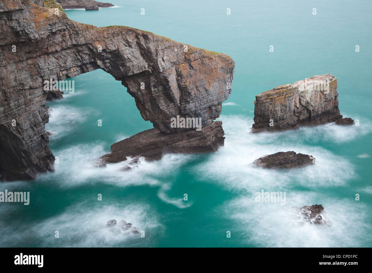 Ponte Verde del Galles, Pembrokeshire, Wales, Regno Unito, Europa Foto Stock