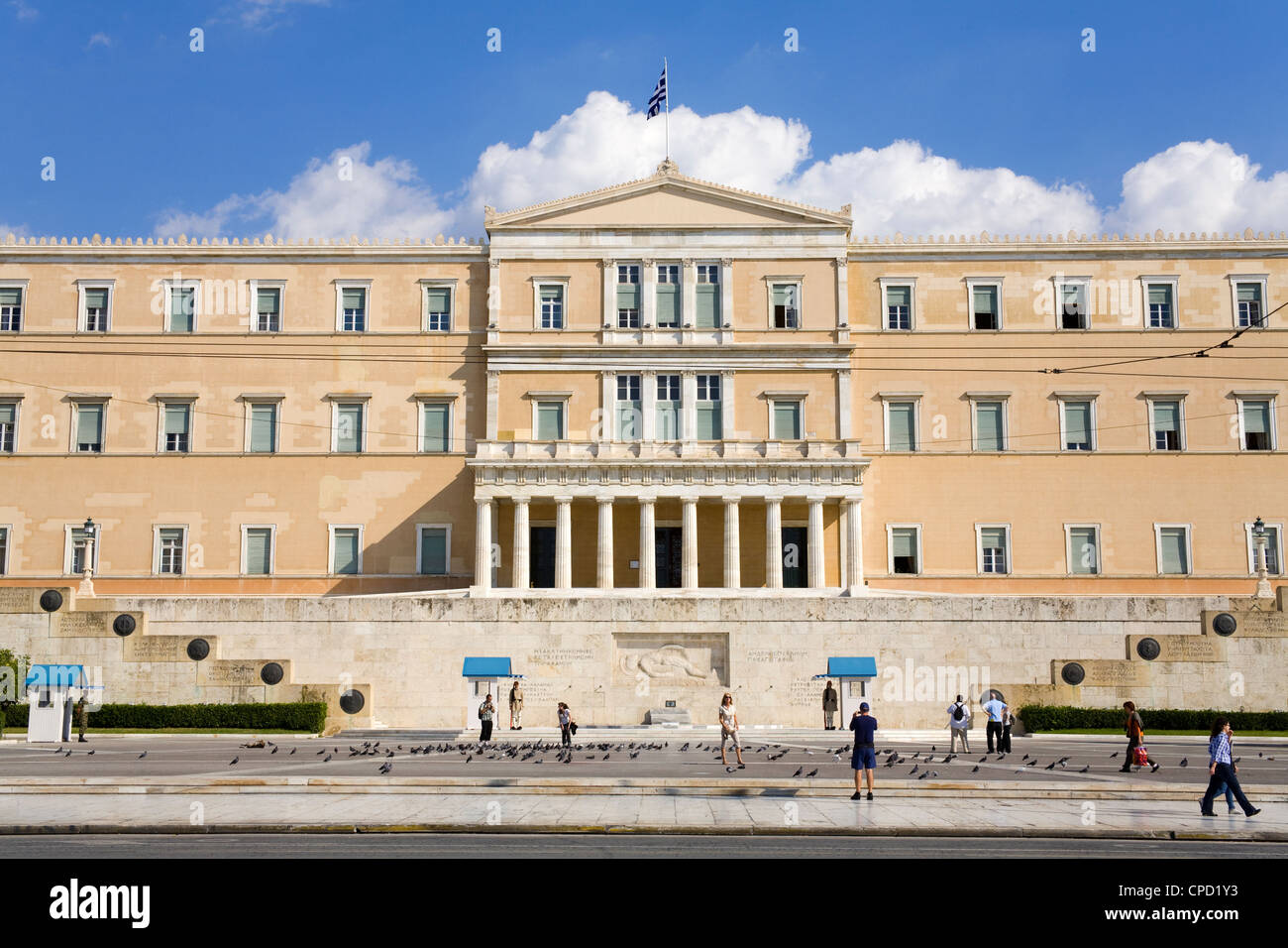 Il Palazzo del Parlamento, Atene, Grecia, Europa Foto Stock