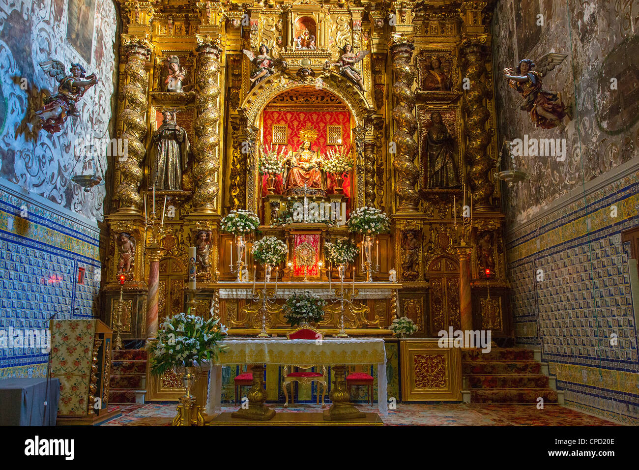 Europa Spagna Andalusia, Sevilla, Convento di Santa María de Jesús Foto Stock