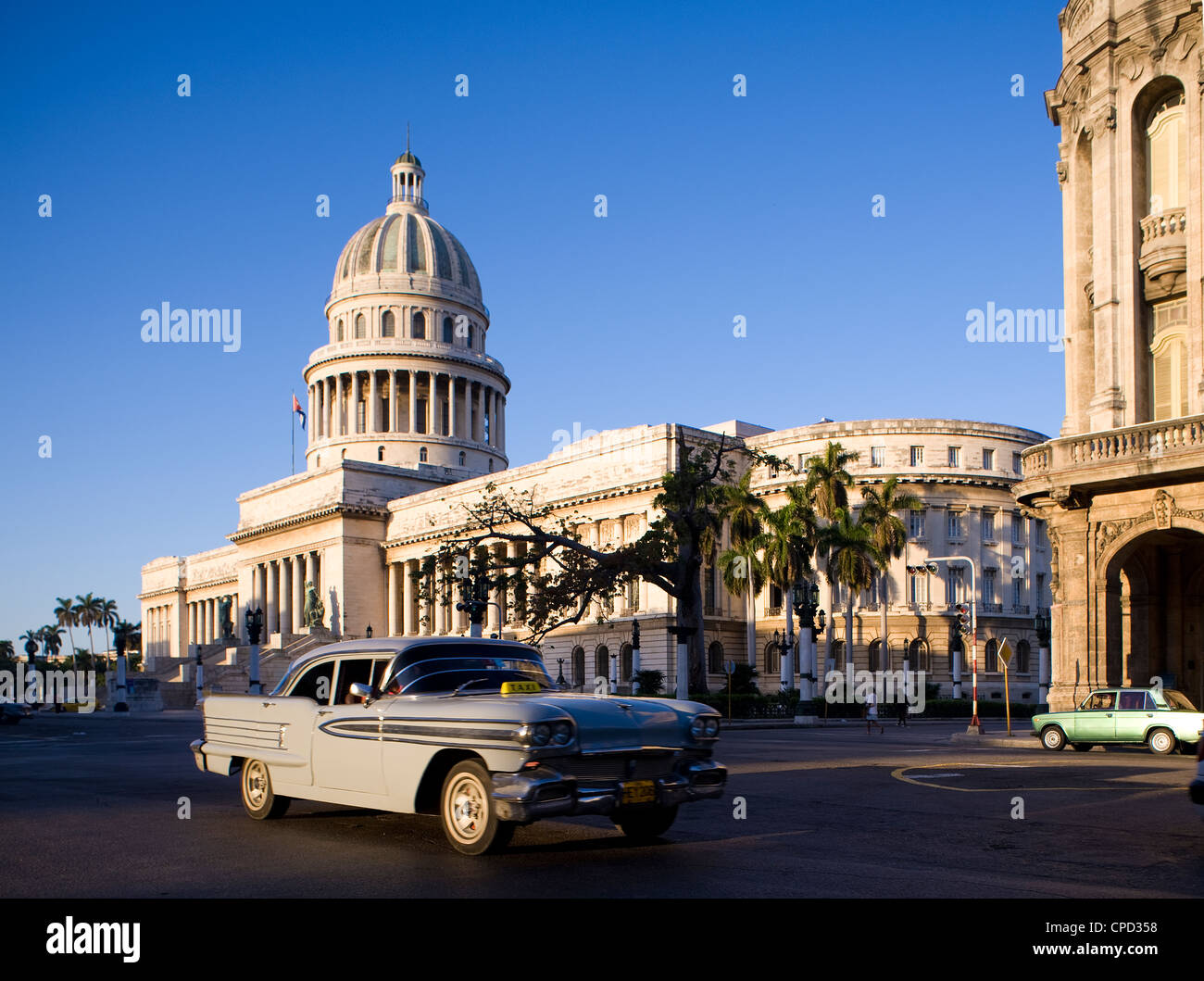 Capitolio Central Havana, Cuba, West Indies, America Centrale Foto Stock