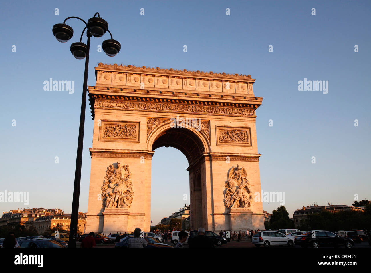 Arco di Trionfo, Parigi, Francia, Europa Foto Stock