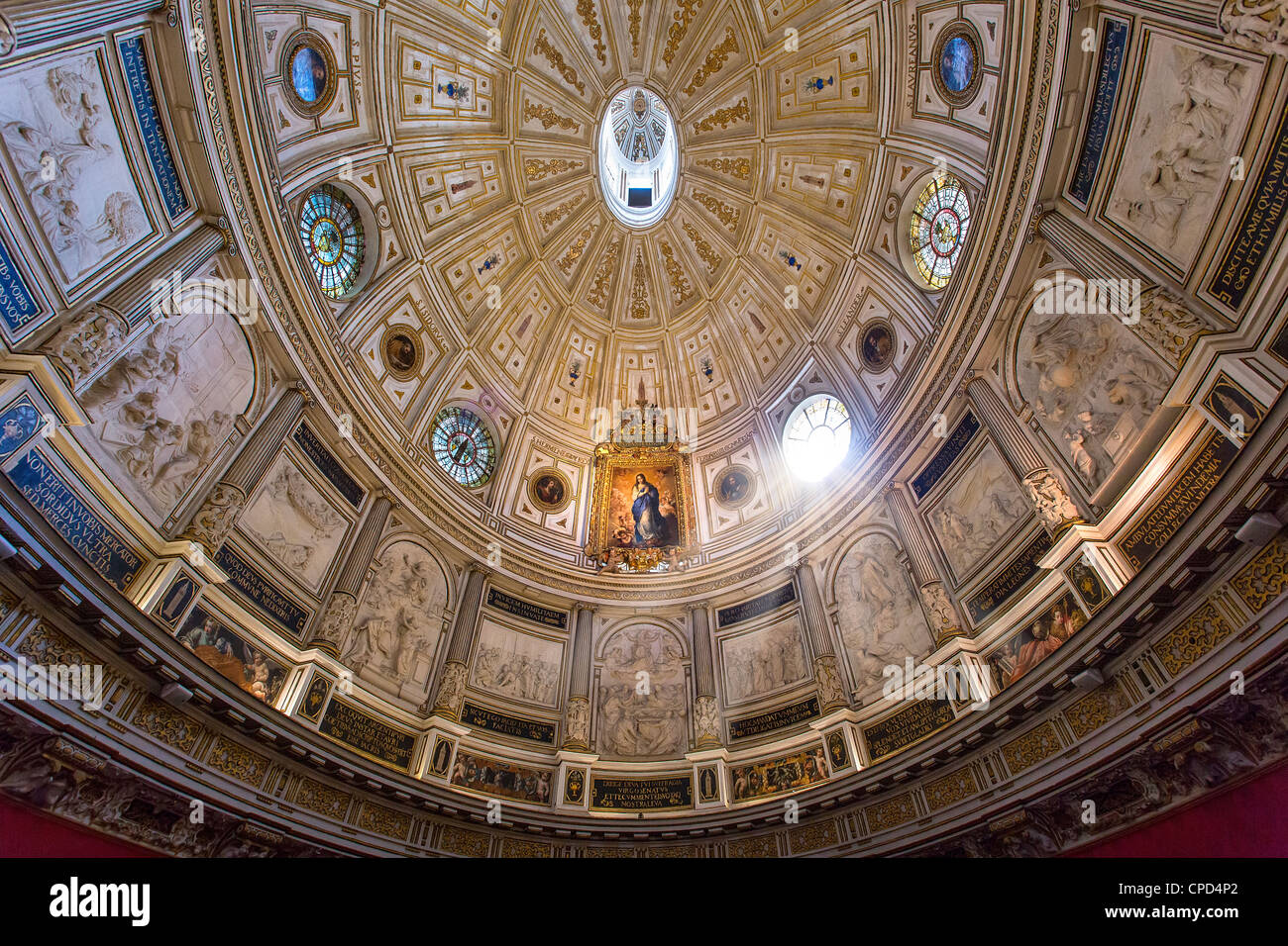 Siviglia - La Giralda, la Cattedrale di Siviglia, la sala capitolare Foto Stock