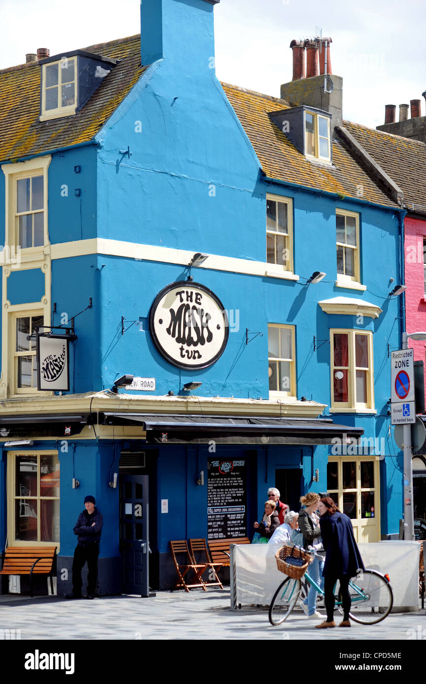 Il Mash Tun pub nel centro città di Brighton SUSSEX REGNO UNITO Foto Stock