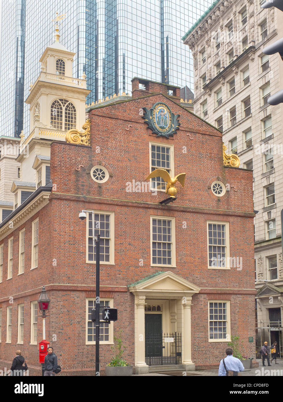 Old State House di Boston MA Foto Stock