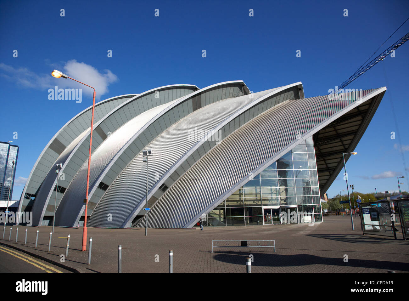 Il Clyde Auditorium presso lo Scottish Exhibition and Conference Centre secc Glasgow Scotland Regno Unito Foto Stock