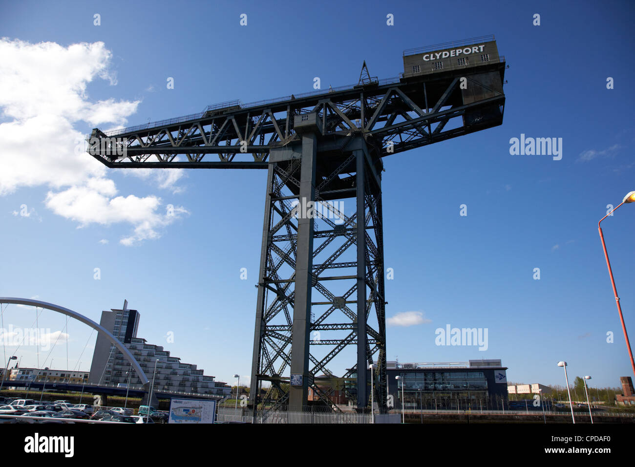 Il Finnieston gru in Glasgow Scotland Regno Unito Foto Stock