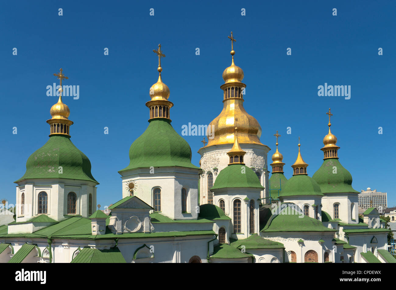 La basilica di Santa Sofia Complesso del Duomo, Sito Patrimonio Mondiale dell'UNESCO, Kiev, Ucraina, Europa Foto Stock