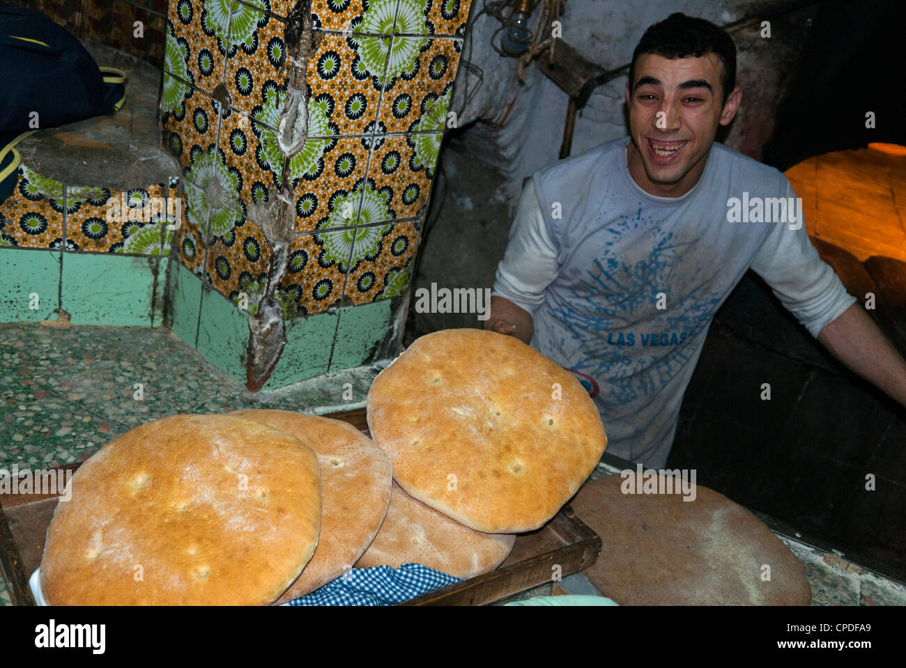 Baker, Medina, Tetouan, Marocco, Africa Settentrionale, Africa Foto Stock