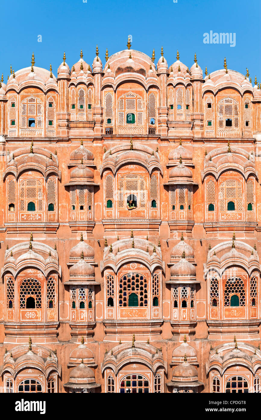 Hawa Mahal (palazzo dei venti), costruito nel 1799, Jaipur, Rajasthan, India, Asia Foto Stock