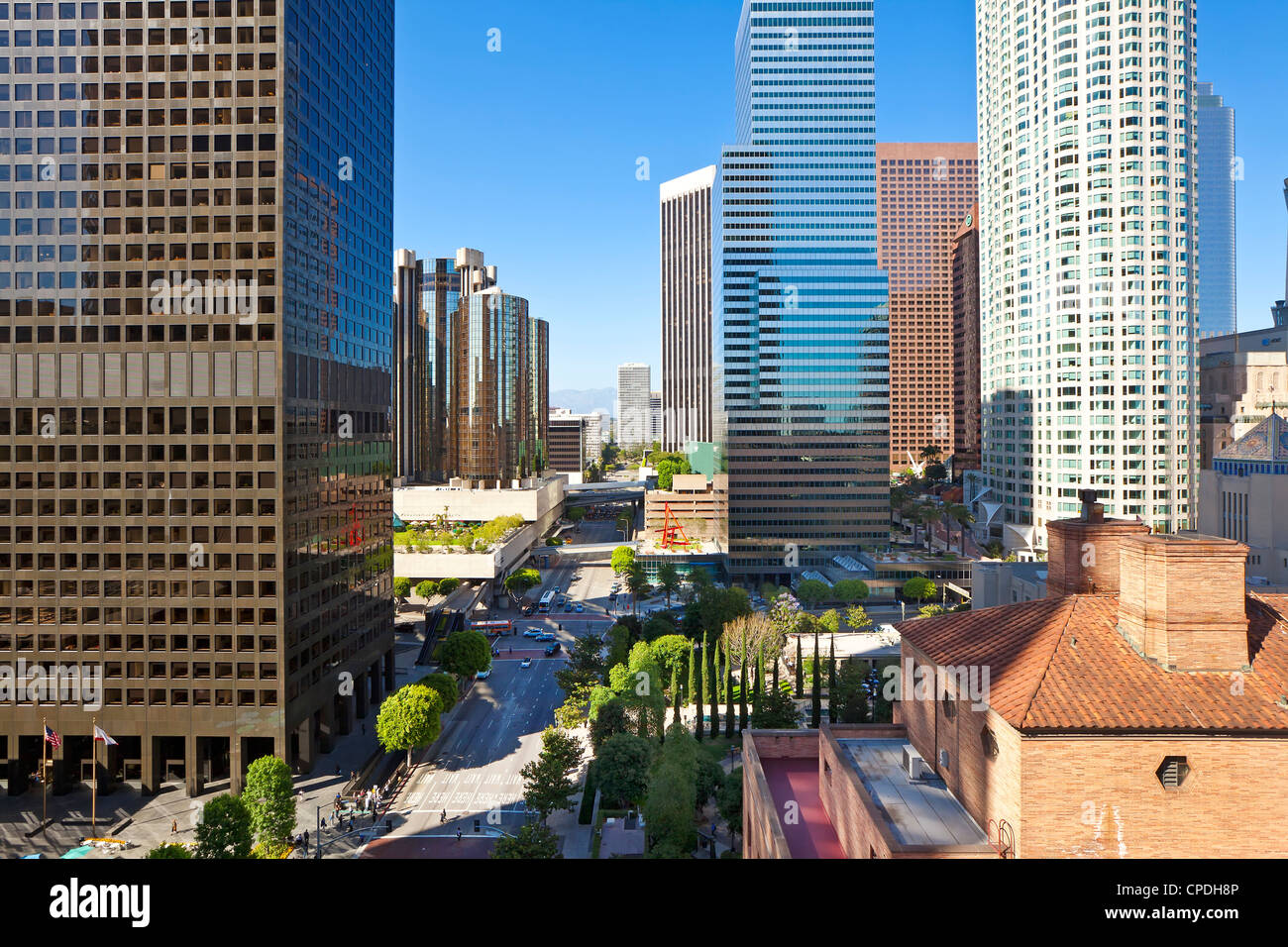 Il centro di Los Angeles, California, Stati Uniti d'America, America del Nord Foto Stock