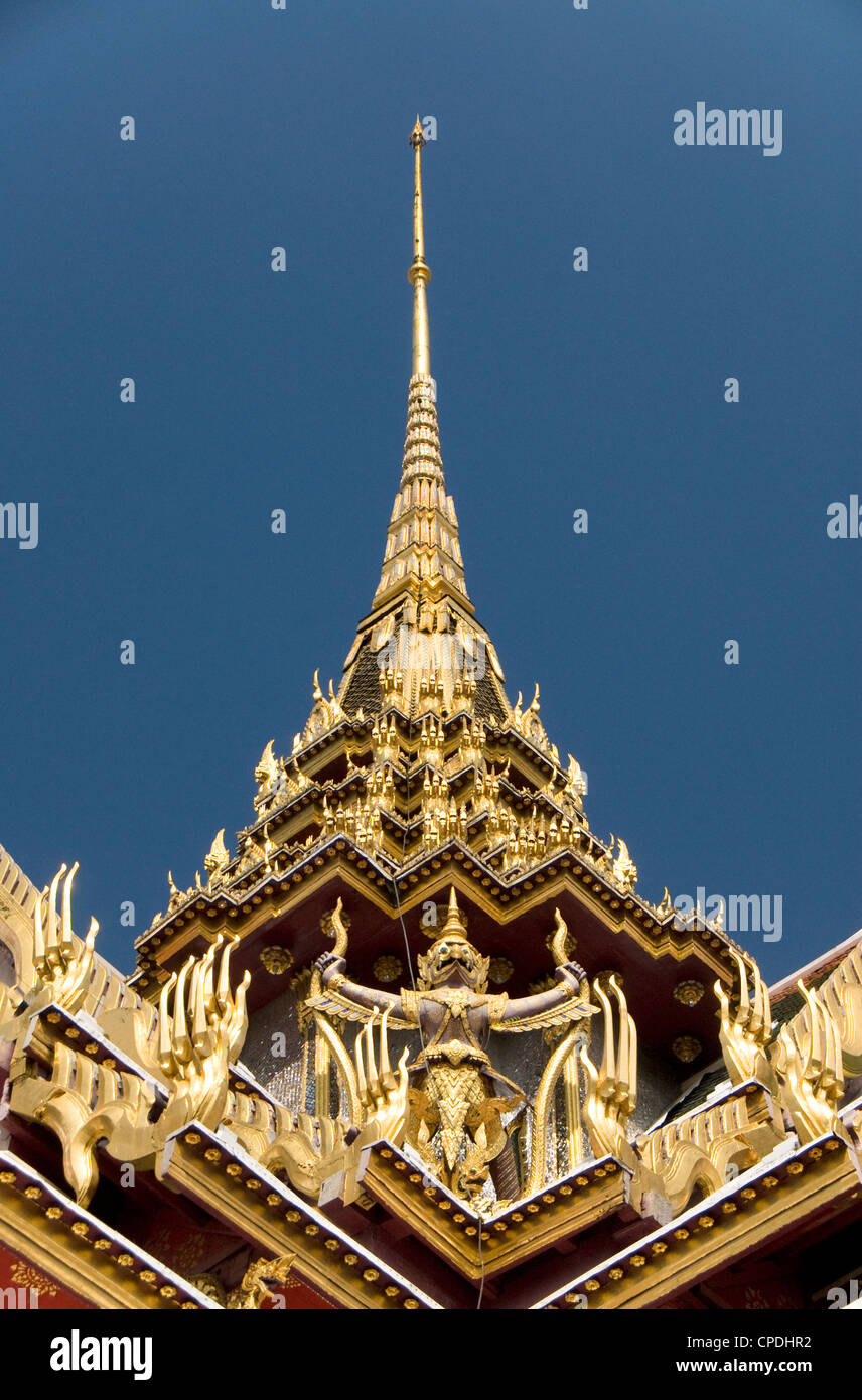 Il Wat Phra Kaeo complessa (Grand Palace complesso), Bangkok, Thailandia, Sud-est asiatico, in Asia Foto Stock