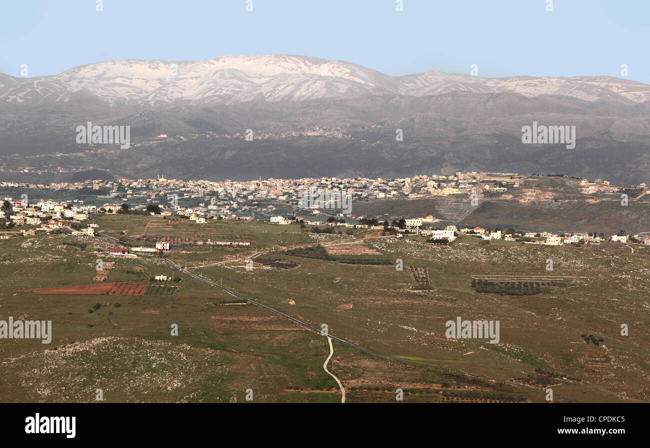 Monte Hermon - il Libano. Foto Stock