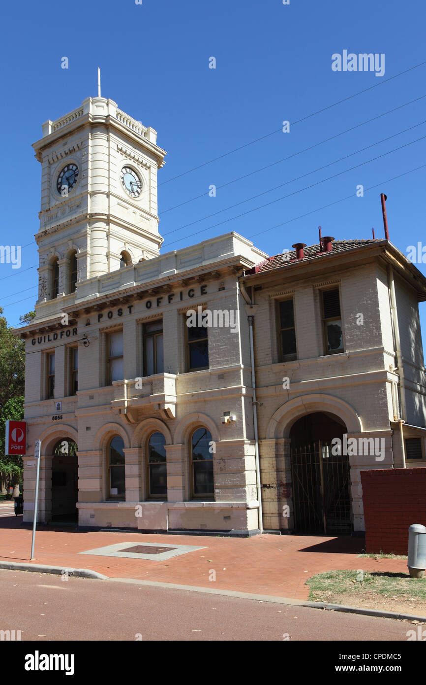 Guildford Post Office nella Swan Valley, un'era vittoriana edificio coloniale, Guildford, Australia occidentale, Australia Pacific Foto Stock