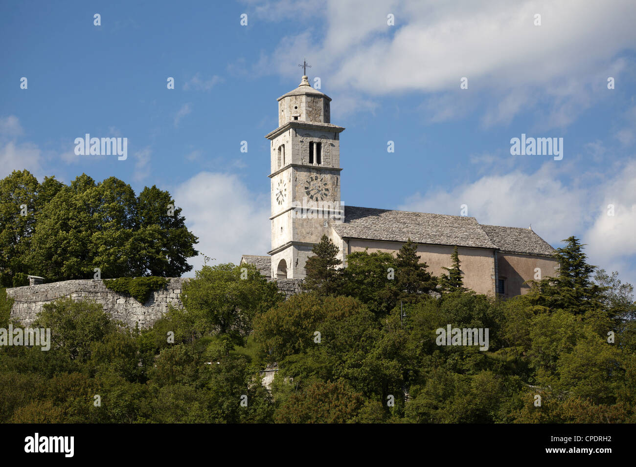 Chiesa Parrocchiale della Vergine Maria a Monrupino Foto Stock