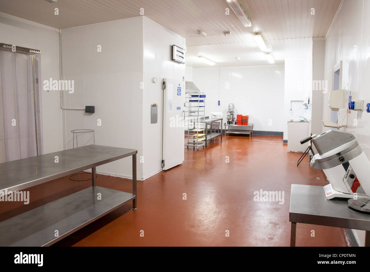 Vuoto fabbrica alimentare, Irlanda Foto Stock