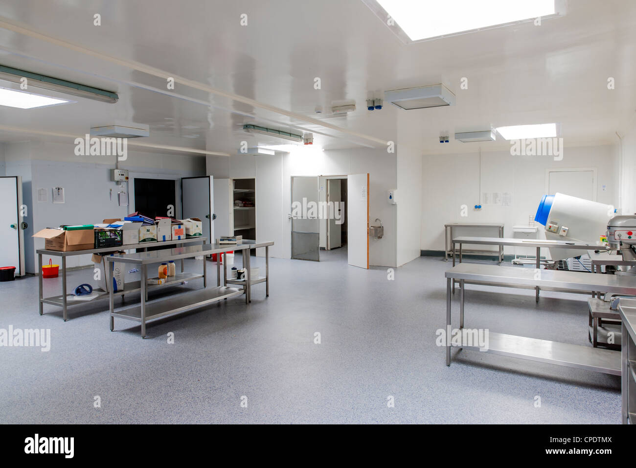 Vuoto fabbrica alimentare, Irlanda Foto Stock