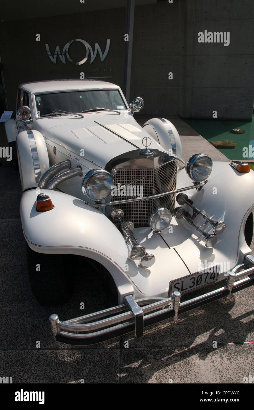 Nuova Zelanda Isola del Sud Nelson. vintage auto al mondo dell Arte Indossabile Museo WOW Foto Stock