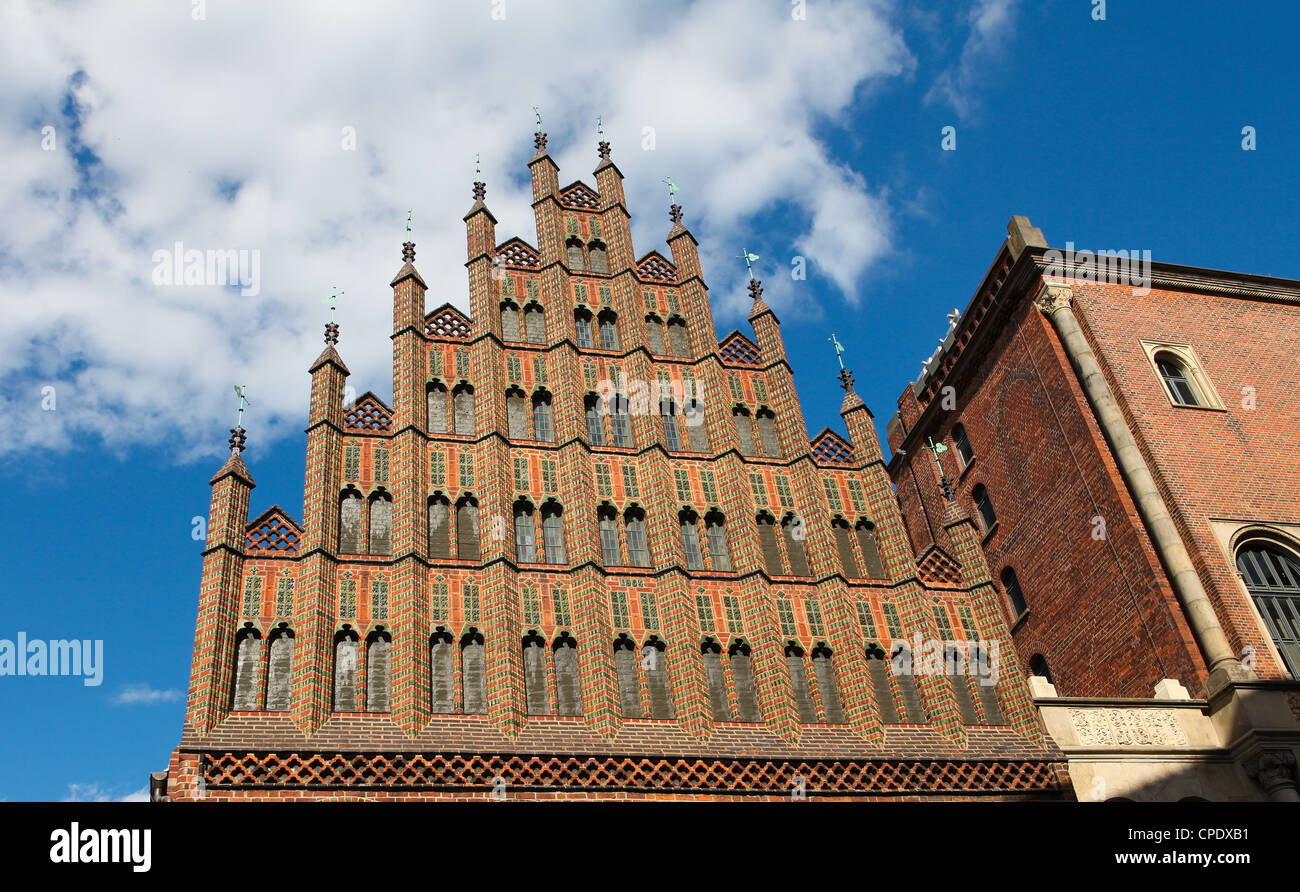 Altes Rathaus (antico municipio) nel centro di Hannover, Germania. Foto Stock