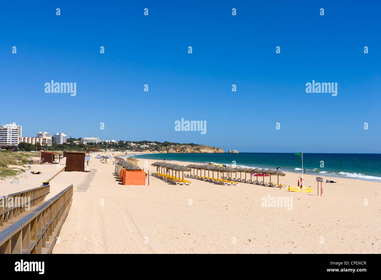 Praia de Alvor Beach vicino a Portimao Algarve Foto Stock