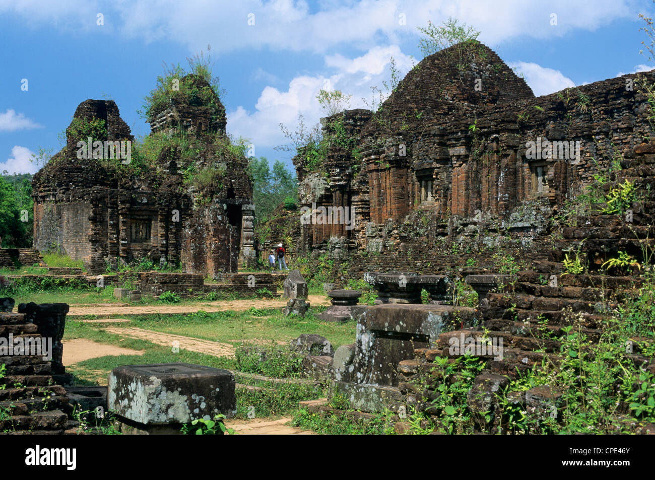 Cham rovine, mio figlio, Sito Patrimonio Mondiale dell'UNESCO, vicino a Hoi An, South Central Coast, Vietnam, Indocina, Asia sud-orientale, Asia Foto Stock