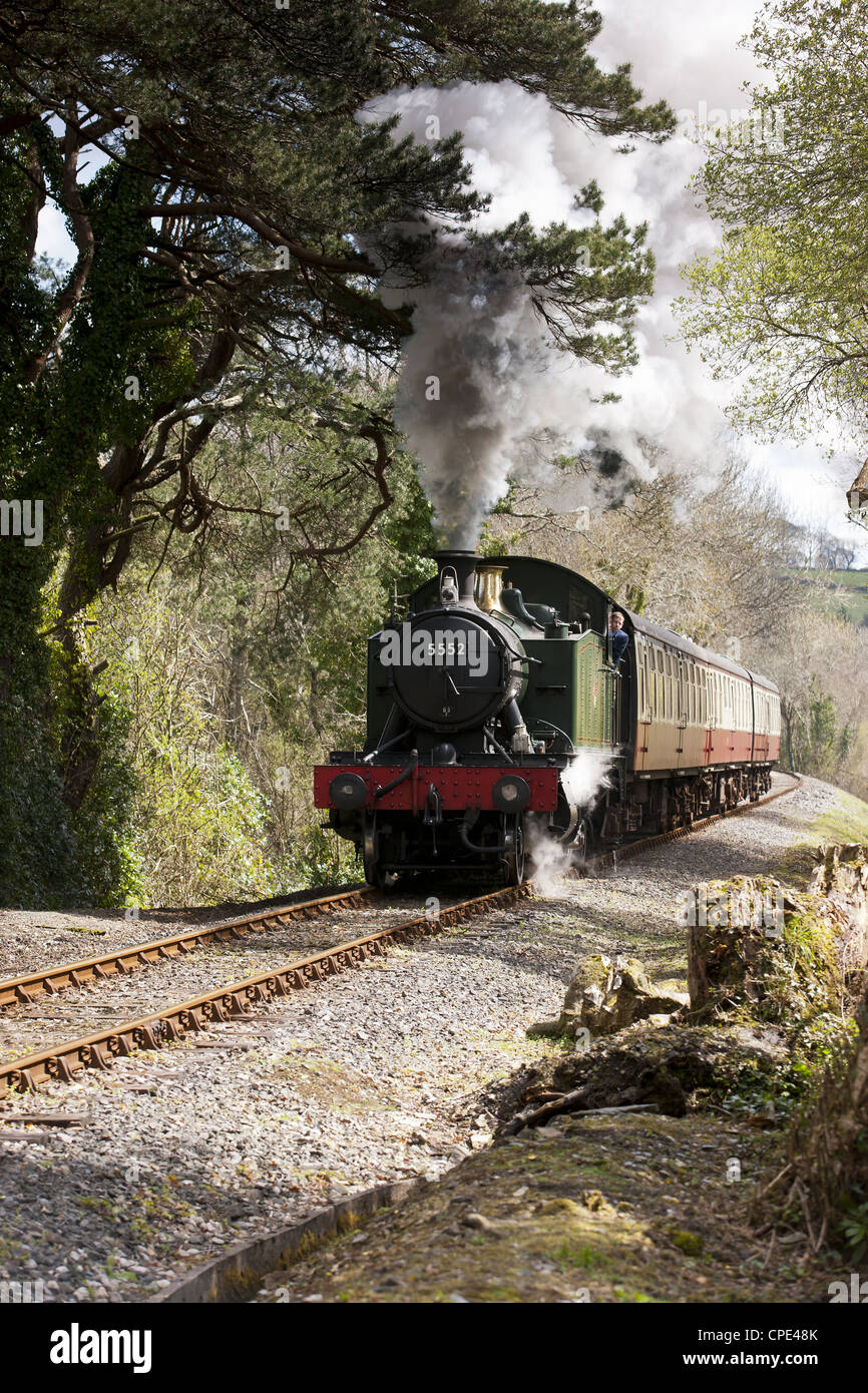 Bodmin & Wenford Ferrovie a Vapore Foto Stock