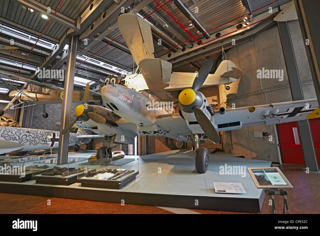 Berlin Deutsches Technikmuseum Messerschmitt 110 Foto Stock