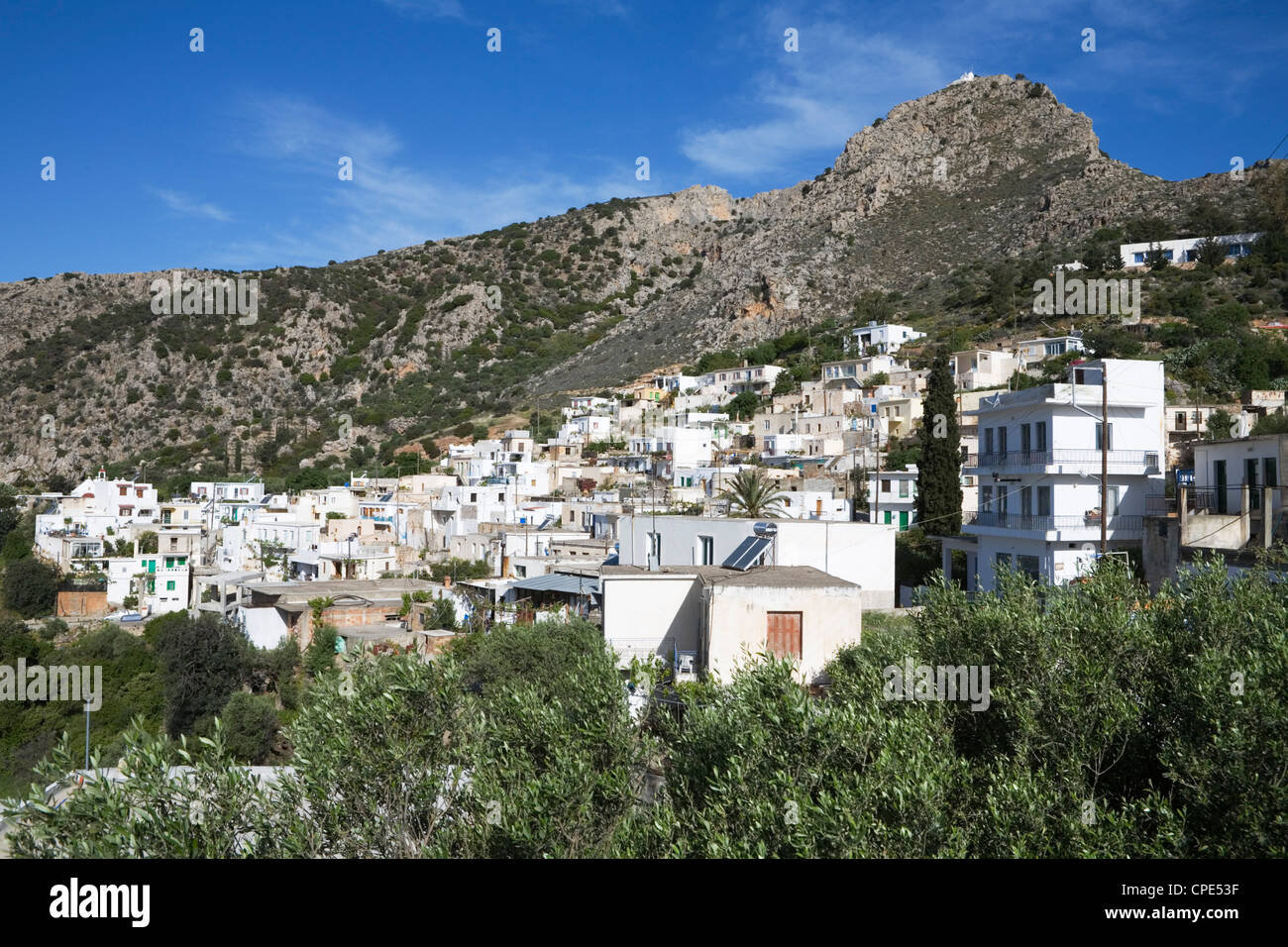 Grecia PEFKI, Λασίθι, Creta, Isole Greche, Grecia, Europa Foto Stock