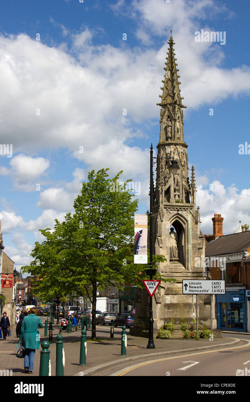 Sleaford centro città lincolnshire England Regno Unito Foto Stock