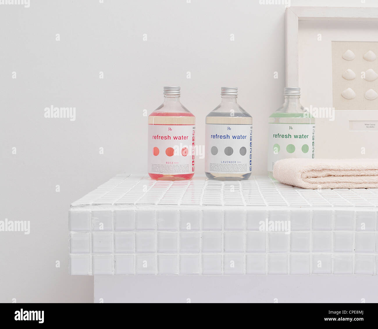 Cabinet in legno nella camera Foto Stock