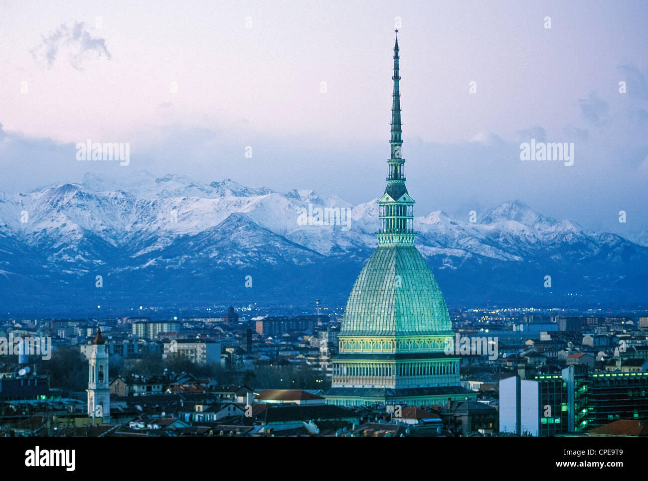 Europa Italia Piemonte Torino la Mole Antonelliana Foto Stock
