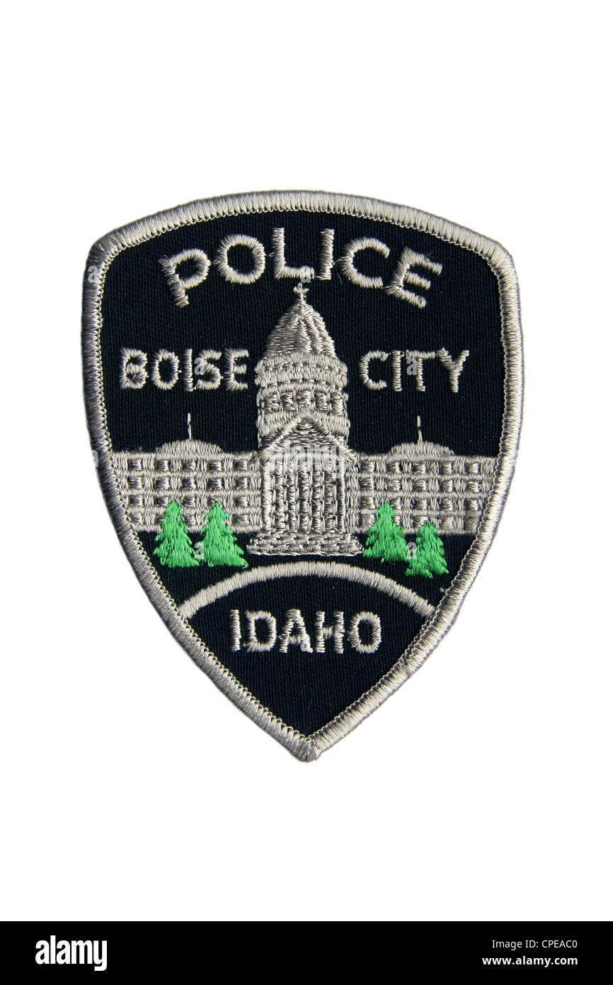 Boise City del Dipartimento di Polizia di patch Foto Stock