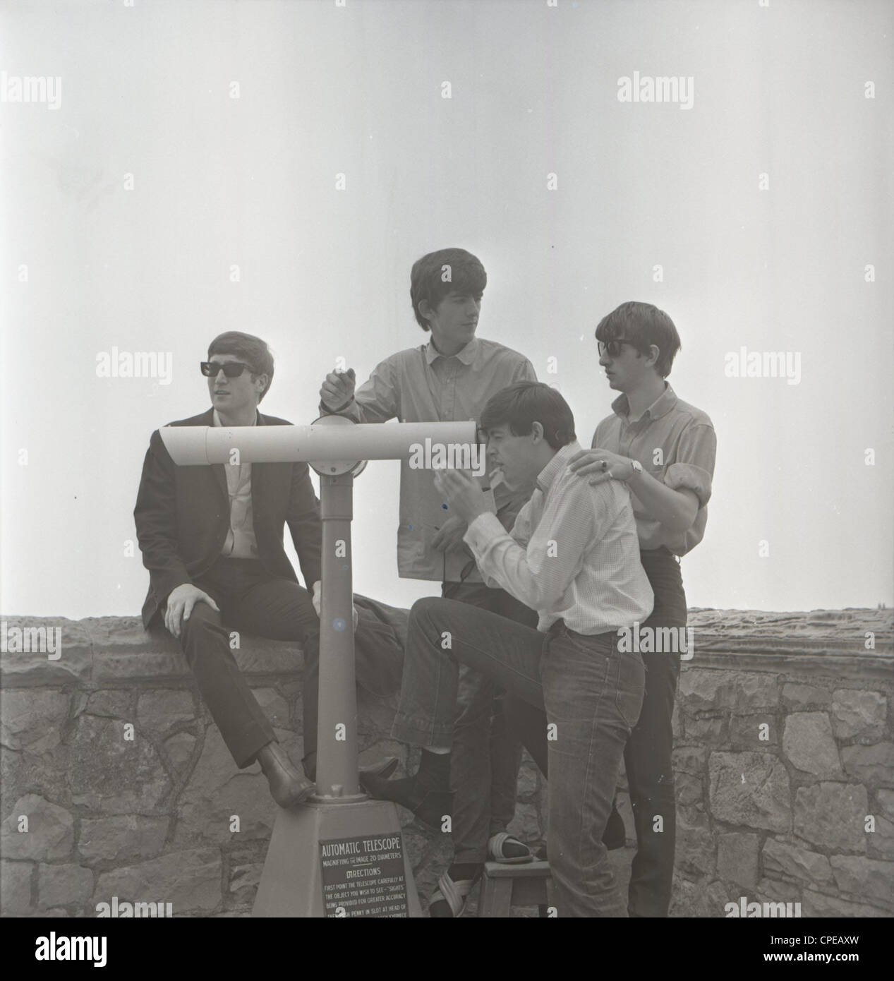 003154 - i Beatles in Weston Super Mare Luglio 1963 Foto Stock