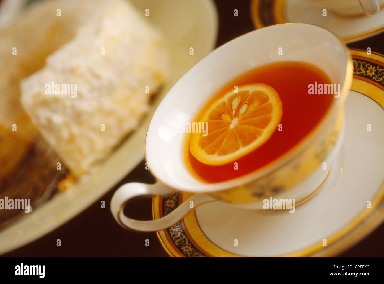 Tè al limone Foto Stock