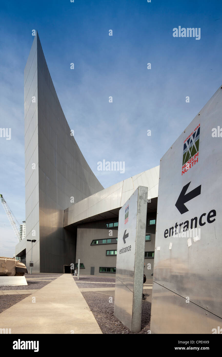 Imperial War Museum North Salford Quays Trafford Park Foto Stock