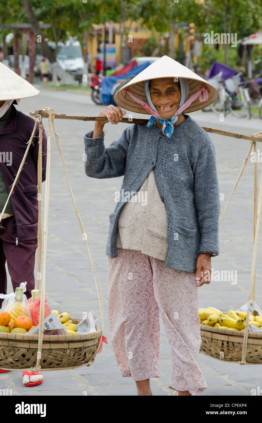 Il Vietnam, da nang. centro storico del XV secolo villaggio di Hoi An. Foto Stock