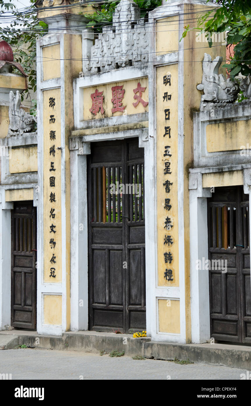 Il Vietnam, da nang. villaggio storico di Hoi An, un importante porto commerciale dal 15th del XIX secolo. Foto Stock