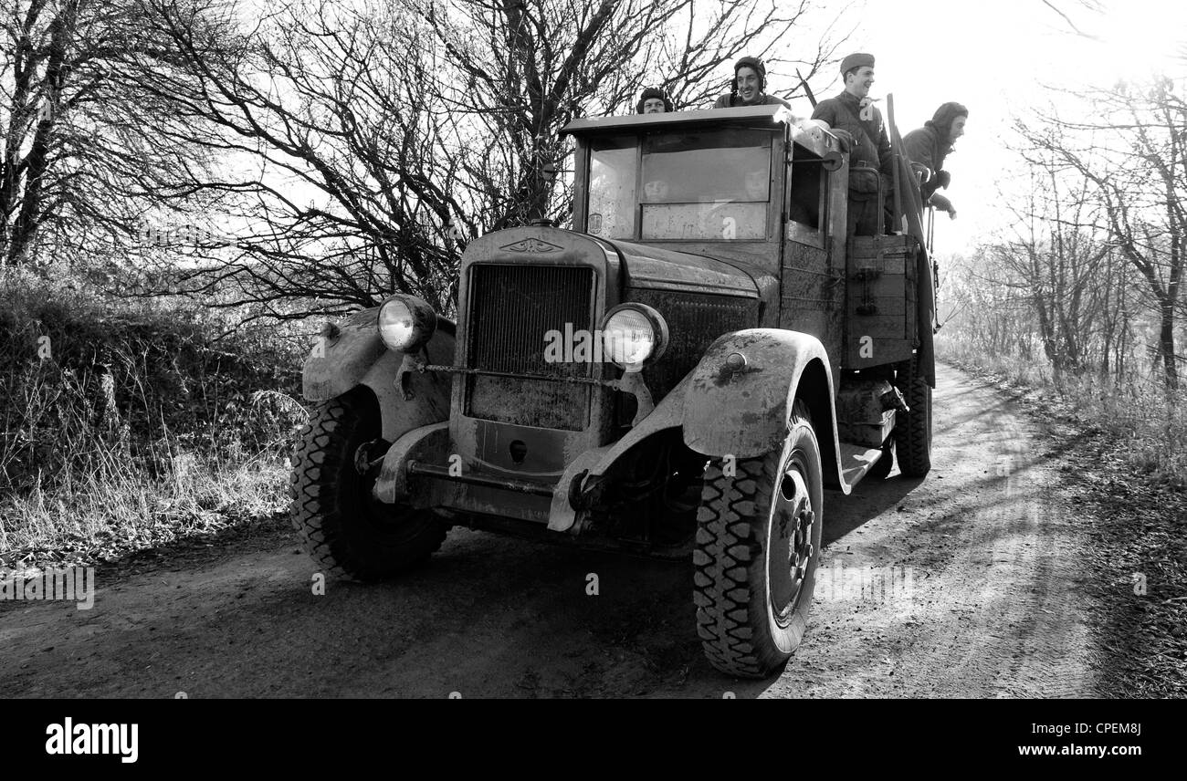 Sovietica restaurata la seconda guerra mondiale il trasporto ZIS-5 Foto Stock