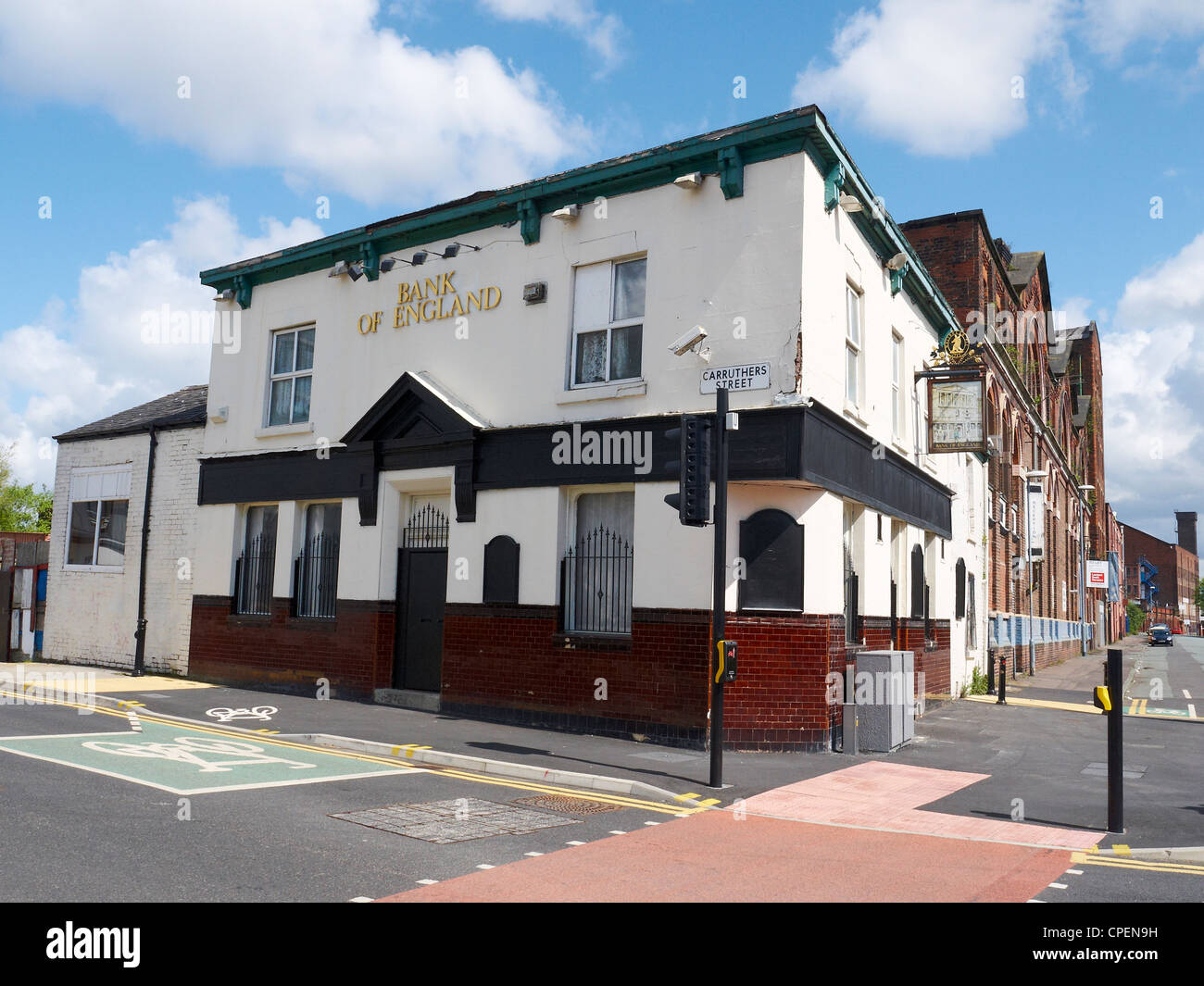 La Banca di Inghilterra pub di Ancoats Manchester REGNO UNITO Foto Stock