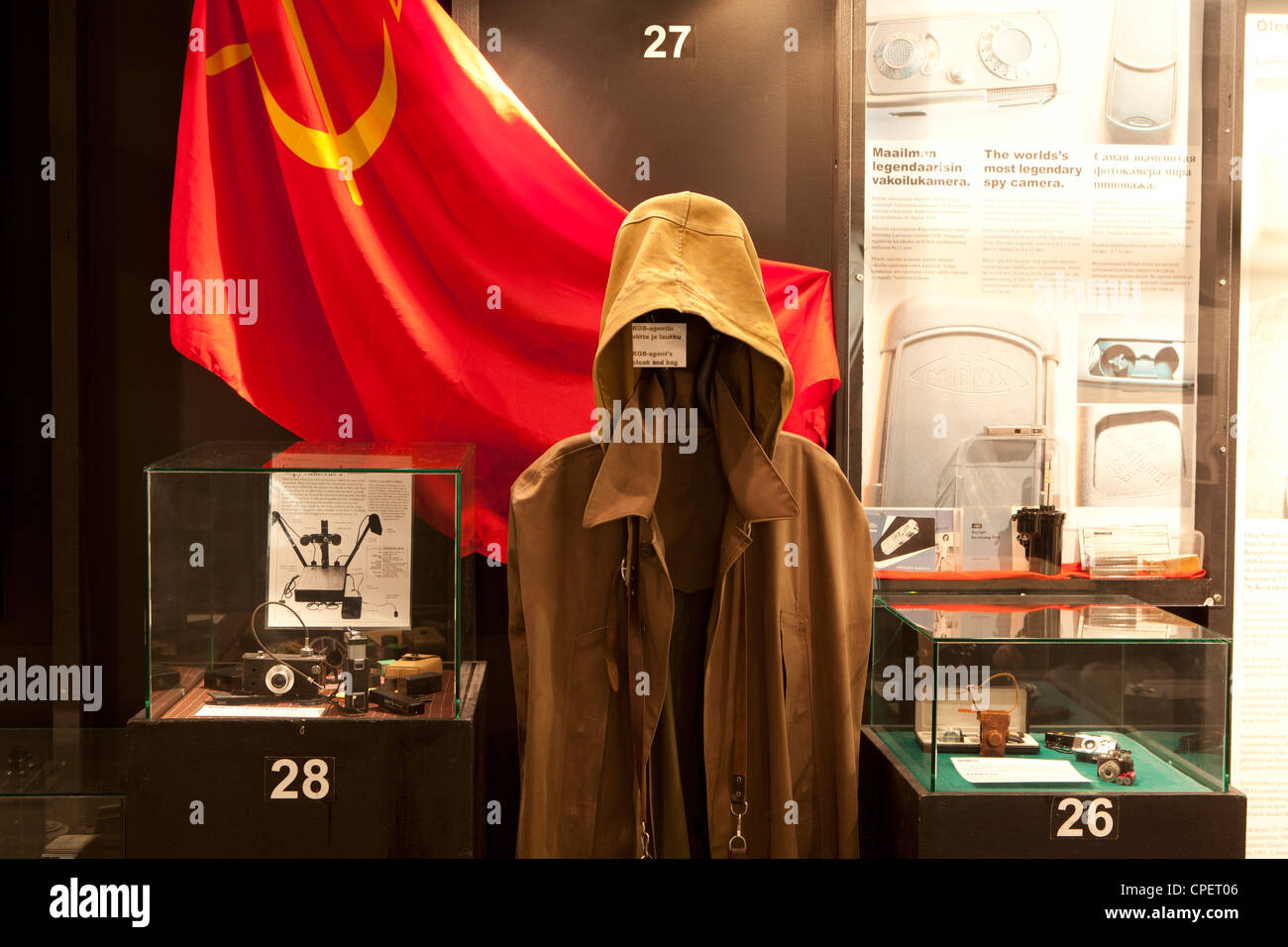 Spy Museum a Tampere in Finlandia Foto Stock