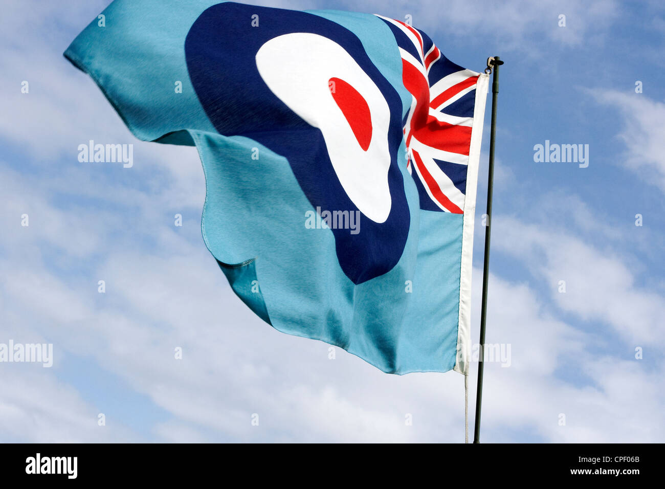 Un'insegna di RAF. Foto Stock