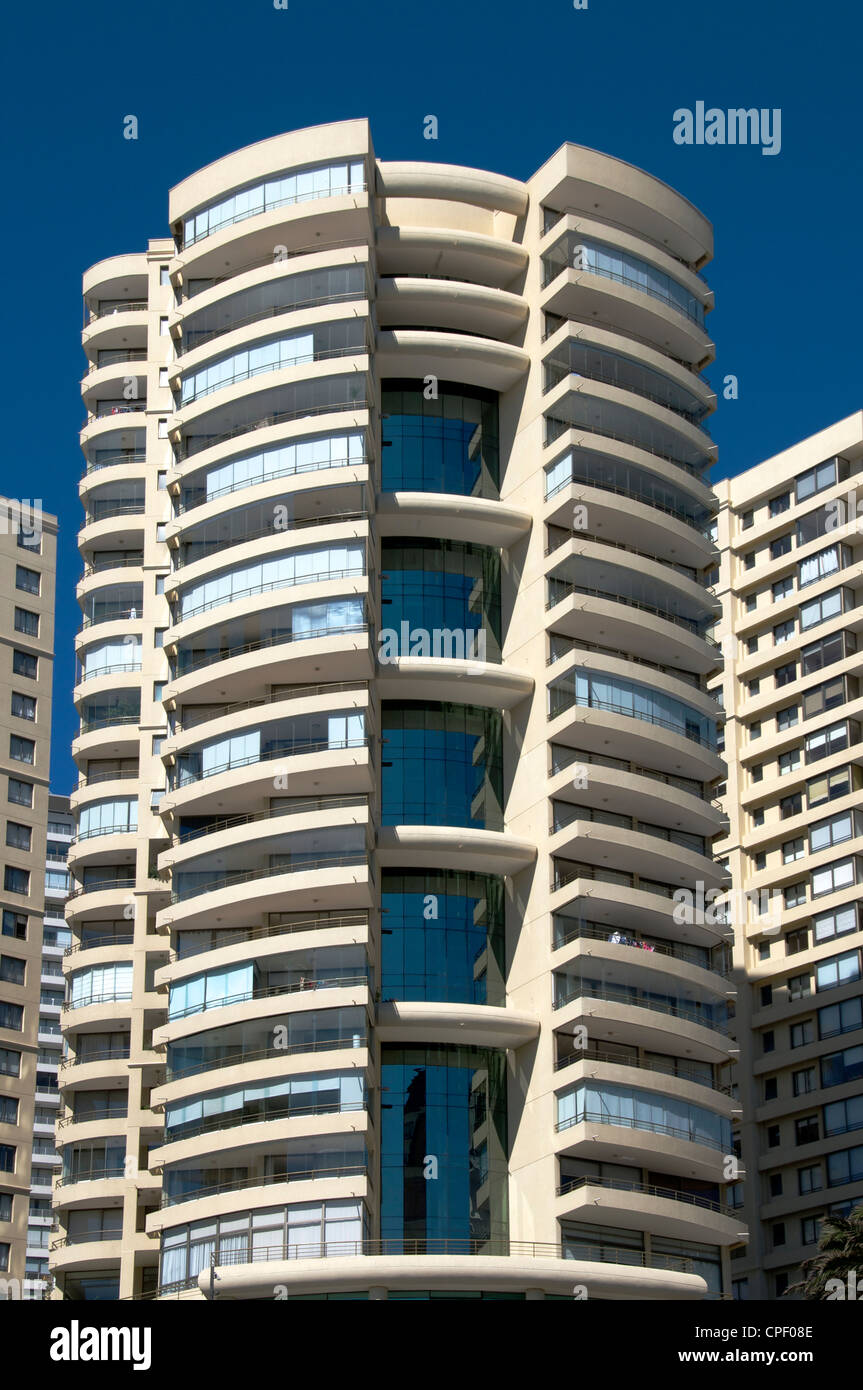 Architettura moderna Vina del Mar, Cile Foto Stock
