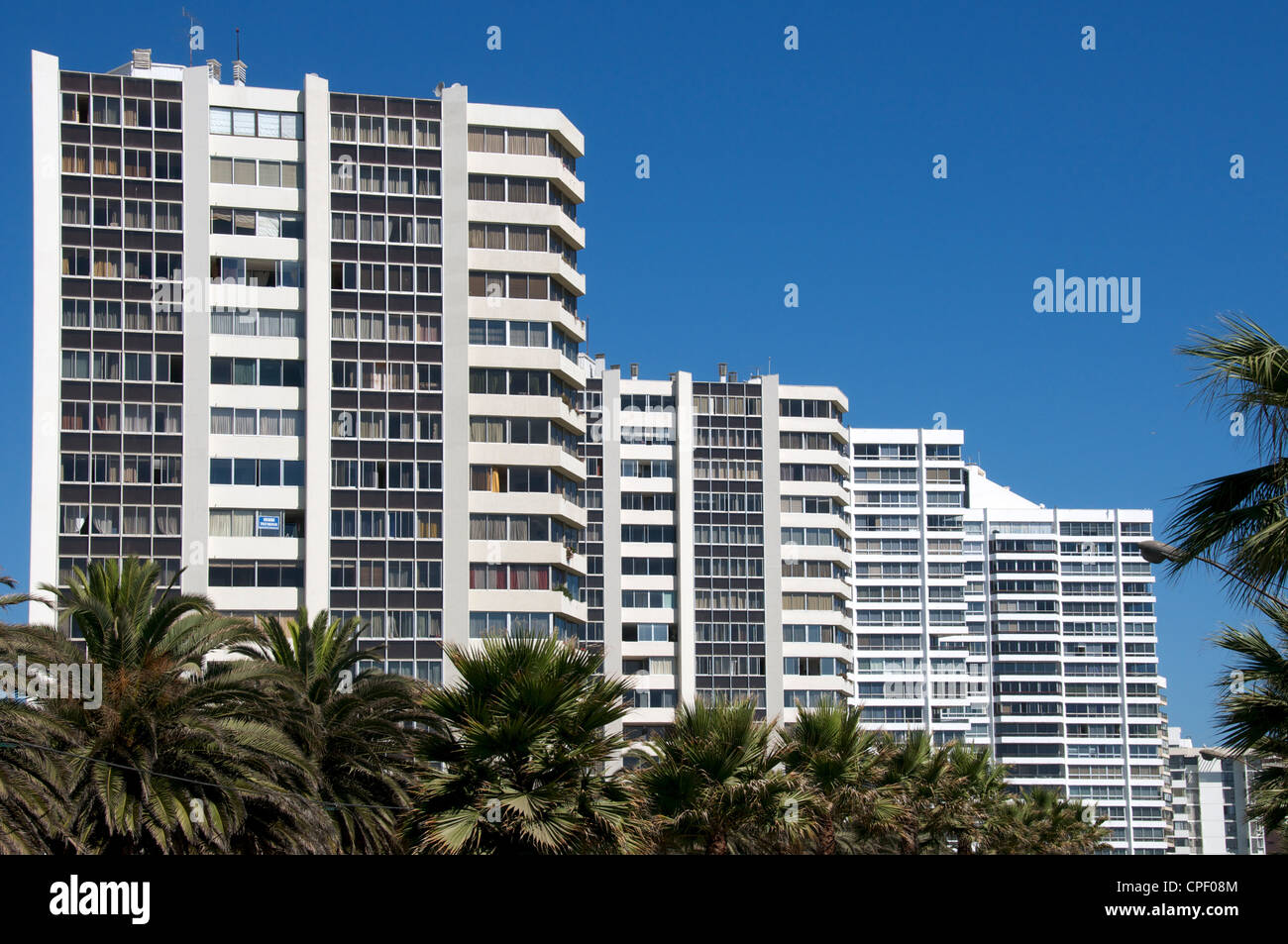Uffici moderni e appartamento Avenida Perù Vina del Mar, Cile Foto Stock